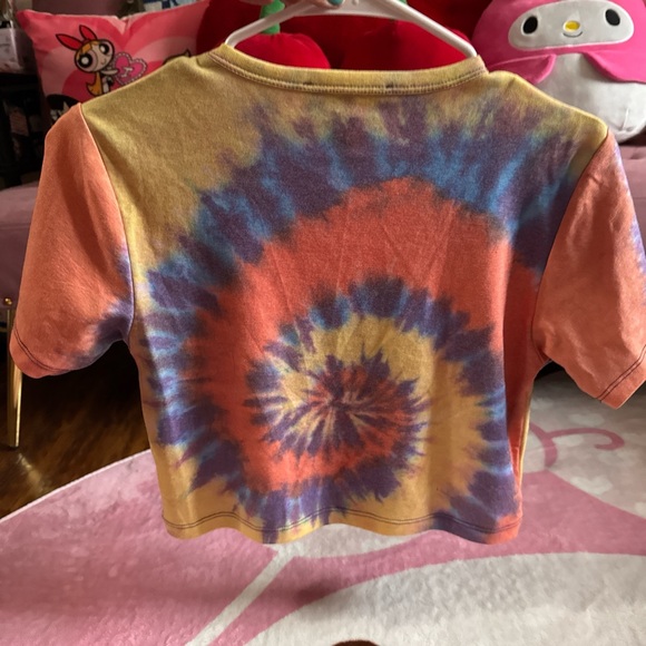 Dolls Kill 420 tie dye crop top Medium - Picture 2 of 4